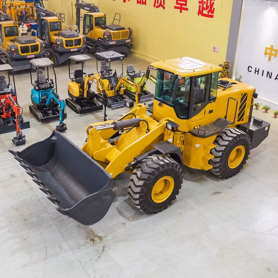 Artificial Turf Power Broom Sweeper Trucks Compact Wheel Loader