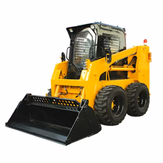 China Sinomach 255f Optional Attachment Skid Steer Wheel Loader with Sweeper Attachment for Sale