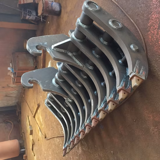 Farm OEM 1-50t Excavator Landscape Root Rake for Sale