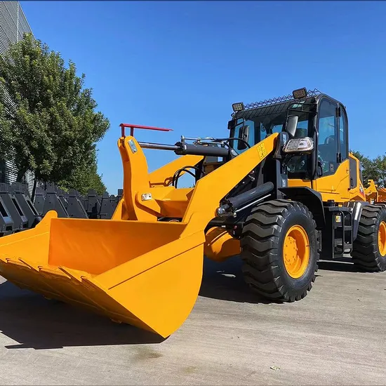 New Design Heavy Wood Log Grabber Snow Blade High Quality Front End Multi Function Mini Wheel Loader with Road Sweeper