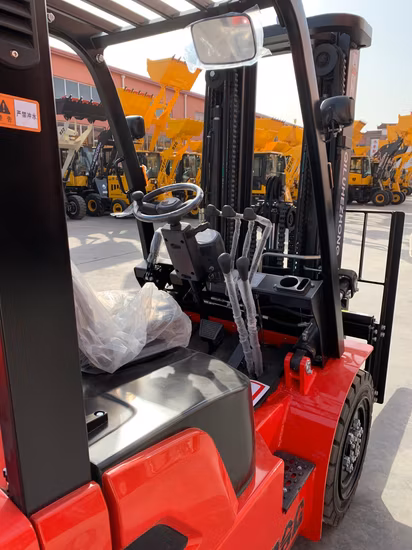 Fast Delivery China Engine 3ton Diesel Truck electric Terrain Rough Forklift with Attachment Paper Clamps for Sale