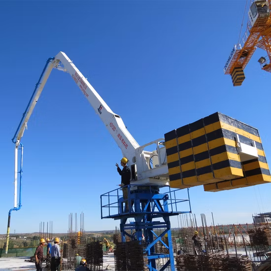 Stationary 33m/28m Self-Climbing Concrete Placing Boom Without Balance Weight for Sale