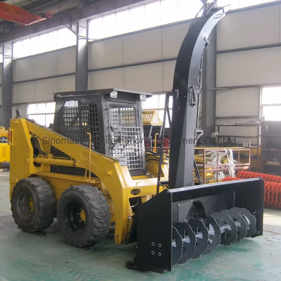 Changlin Official Skid Steer Loader with Sweeper CE Cheap Price